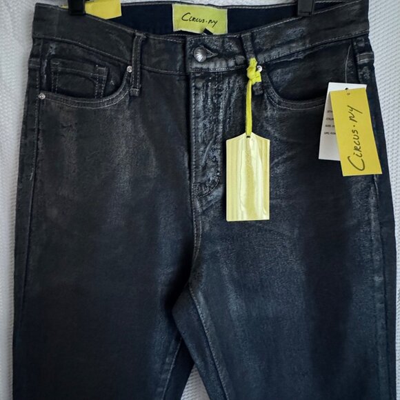 Circus NY Womens Hypnotized Straight High Rise Slim Jeans Size 30 Blue Denim - Picture 2 of 10